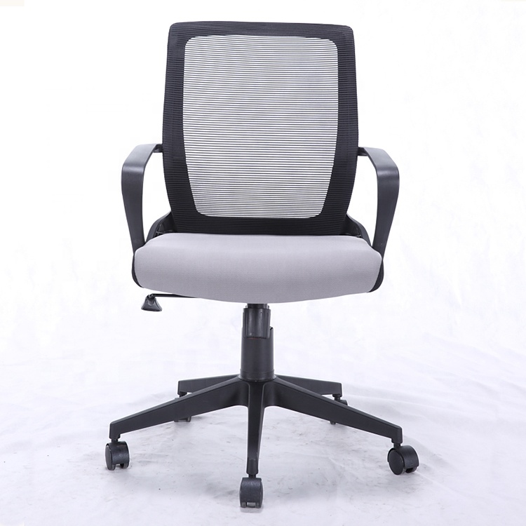 Simple White Rotating Office Chair