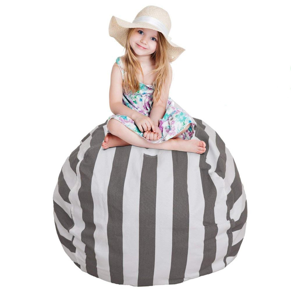 Children's plush baby bean bag chair